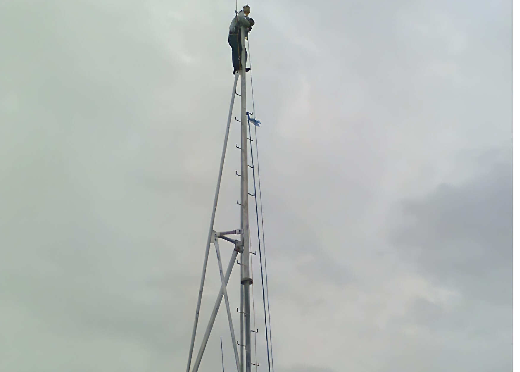 eastern telecom bipod communication tower project 5