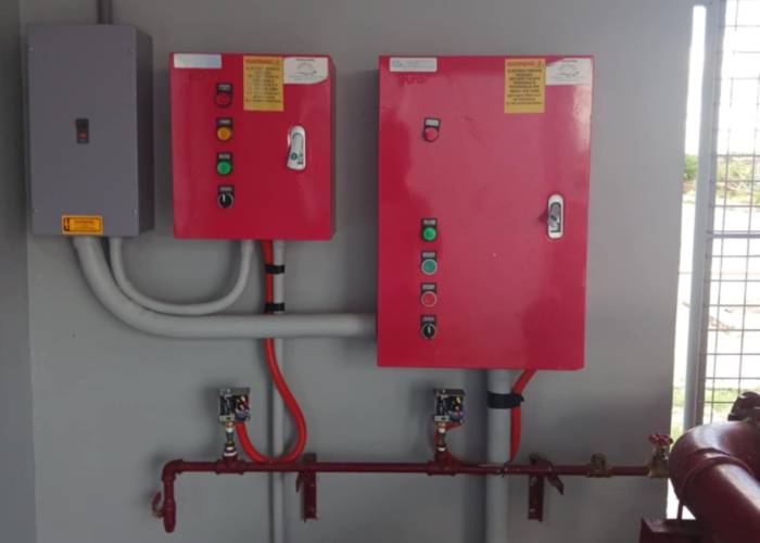Installation of Fire Pro at Lapaz Medicare and Community Hospital